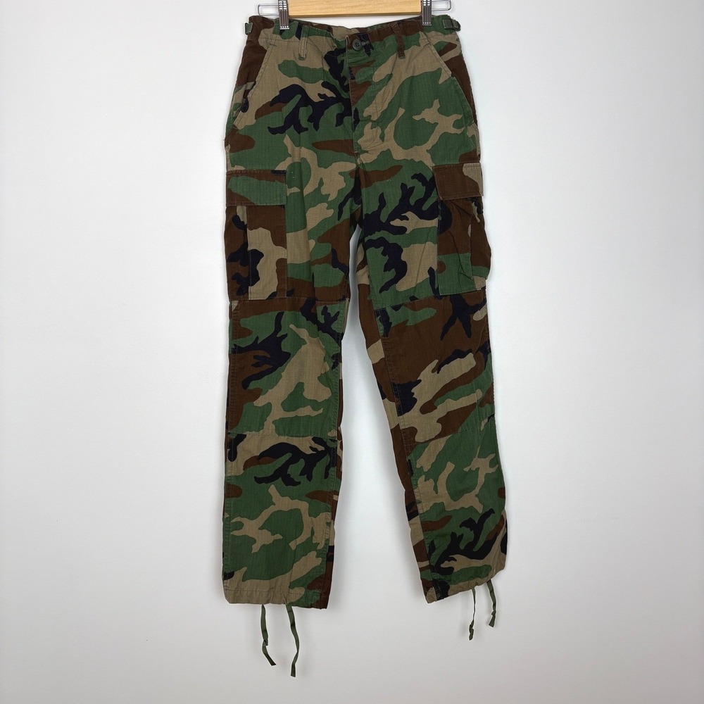 Propper Men's Woodland Camo Cargo Pants - Green/Brown/Black